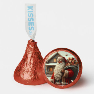 Merry Christmas vintage Santa  Hershey®'s Kisses®