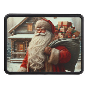 Merry Christmas vintage Santa Hitch Cover
