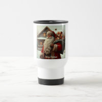 Merry Christmas vintage Santa