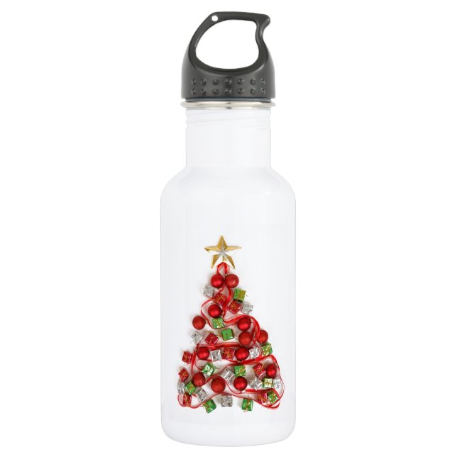 Merry Christmas Water Bottle (Front)