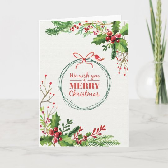 Download Free Watercolor Cards Christmas Search PSD Mockup Template