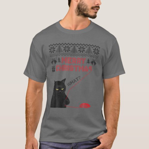 Merry Christmas What Black Cat Stole Christmas Ug T_Shirt