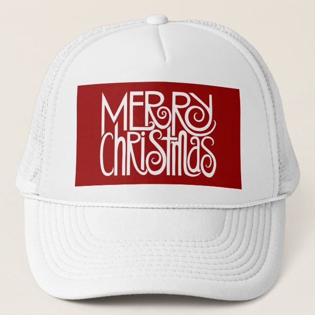 Merry Christmas White Hat (Front)