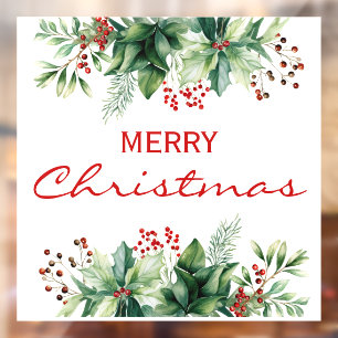 Merry Christmas Window Cling