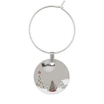 Merry Christmas Wine Charms by TeensEyeCandy at Zazzle