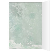 Merry Christmas winter snow foxes card (Inside (Left))