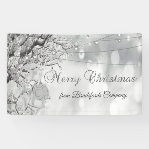 Merry Christmas  Winter Wonderland Banner