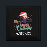 Merry Christmas Witch Tshirt Broom Christmas Eve Gift Box<br><div class="desc">Merry Christmas Witch Tshirt Broom Christmas Eve</div>