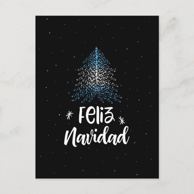 Merry Christmas with Argentina flag Holiday Postcard (Front)