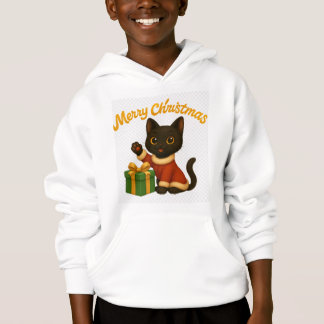 Merry Christmas with Emi the Black Cat Hoodie