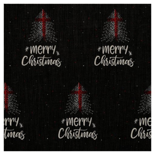 Merry Christmas with England flag Fabric
