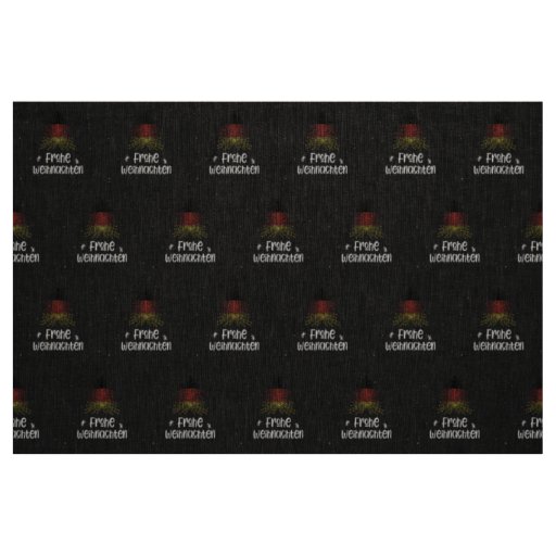 Merry Christmas with Germany flag Fabric