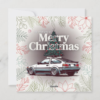 Merry Christmas with Hachiroku (JDM eight-six) Holiday Card