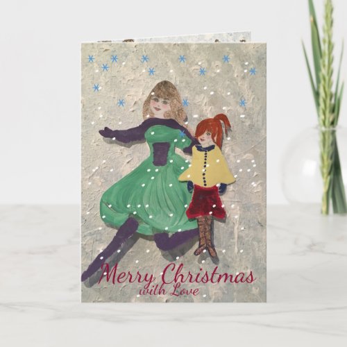 Merry Christmas With Love Holiday Card