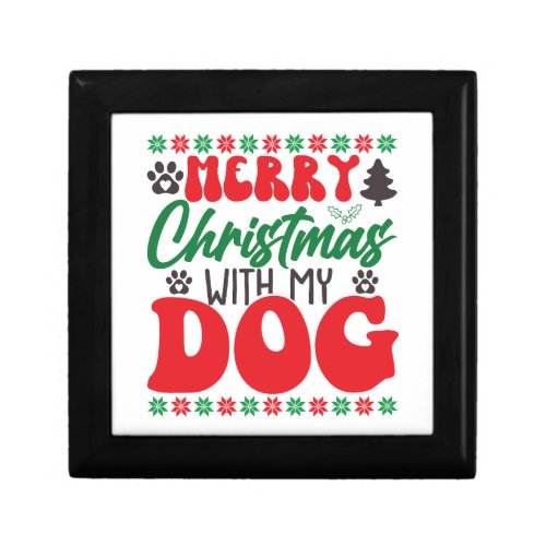 Merry Christmas with my Dog_01 Gift Box