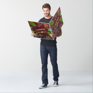 merry christmas with natural big card