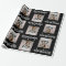 Merry Christmas with One Square Photo - black