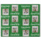 Merry Christmas with One Square Photo - green