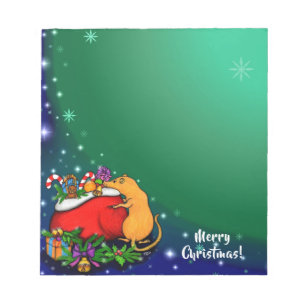 Merry Christmas with Rat Prince Notepad