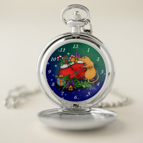 Merry Christmas with Rat Prince Pocket Watch