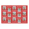 Merry Christmas with Two Square Photos red