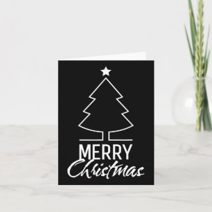 Merry Christmas Women Men Kids Boys Girls Xmas Tre Card