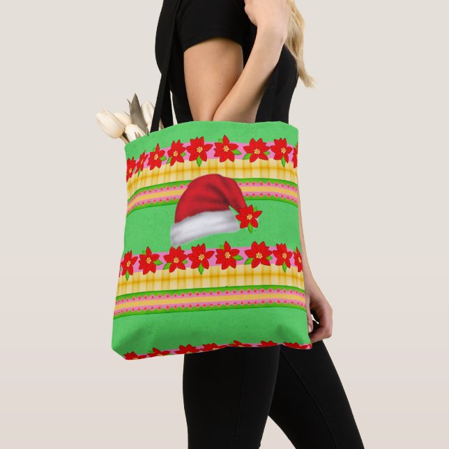 Merry Christmas Women's Tote Bags (Close Up)