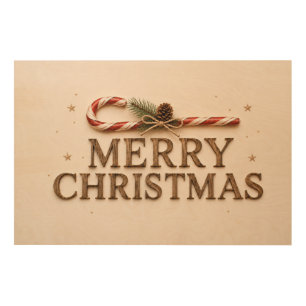 MERRY CHRISTMAS WOOD WALL ART