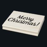 Merry Christmas Wooden Block Mounted Rubber Stamp<br><div class="desc">This wooden block mounted rubber stamp was designed by Rebecca Anne Grant of Designer Made Stamps. It is for your personal and commercial use. All projects must be done by hand when using this stamp. No computer generated projects please. Thank you for respecting our work!</div>