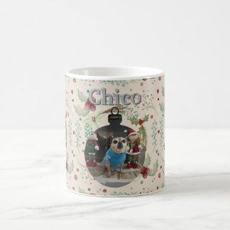 Merry Christmas Woodland Evergreen Wreath Coffee Mug