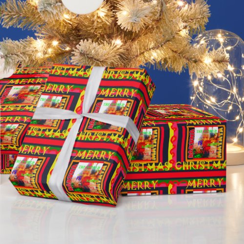 Merry Christmas world around Wrapping Paper
