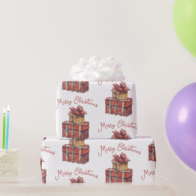 Merry Christmas Wrapping Paper (Party Gifts)