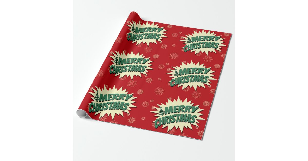 Merry Christmas Wrapping Paper 5396