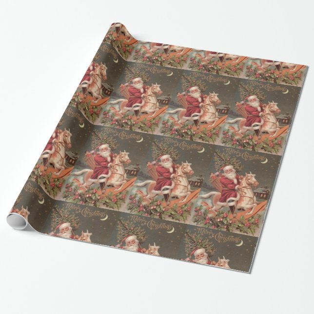 Merry Christmas wrapping paper (Unrolled)