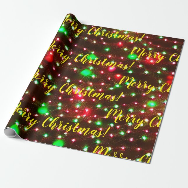 Merry Christmas! Wrapping Paper (Unrolled)