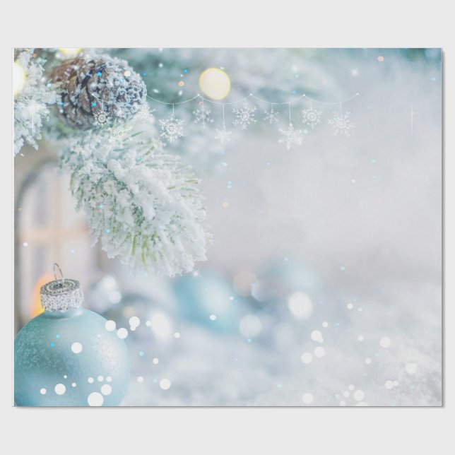 Merry Christmas Wrapping Paper (Flat)