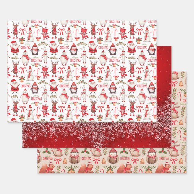 Merry Christmas Wrapping Paper (Set)