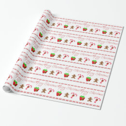 merry christmas wrapping paper
