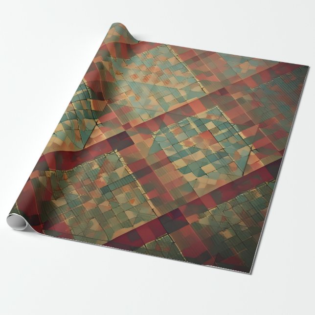 Merry Christmas Wrapping Paper (Unrolled)