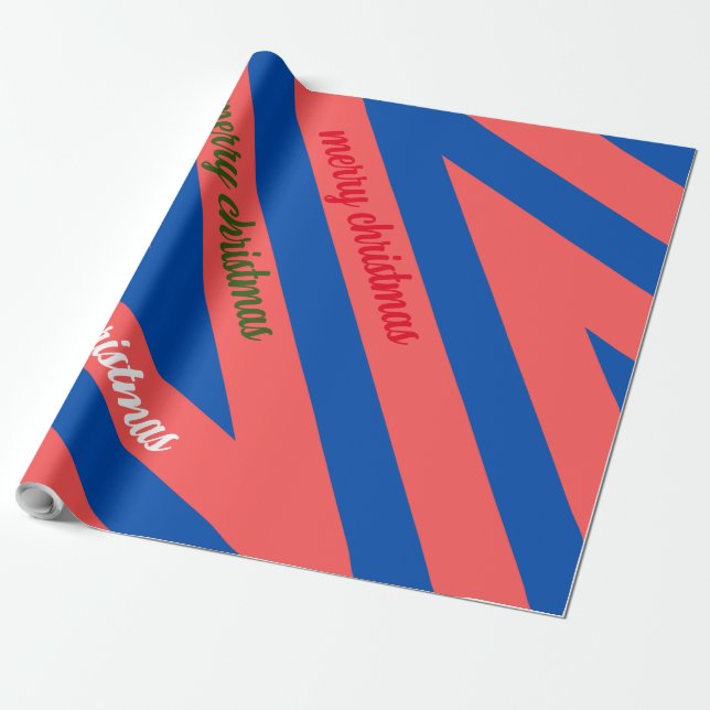 Merry Christmas Wrapping Paper (Unrolled)