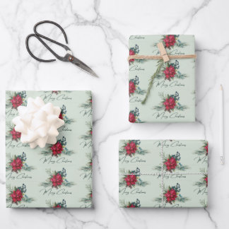 Merry Christmas Wrapping Paper Sheets