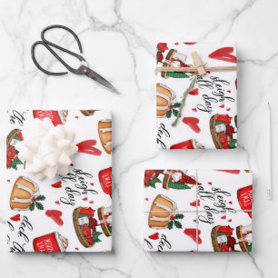 Merry Christmas Wrapping Paper Sheets