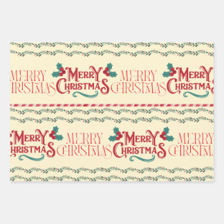 Merry Christmas  Wrapping Paper Sheets