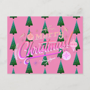 Merry Christmas - Xmas design customizable Holiday Postcard