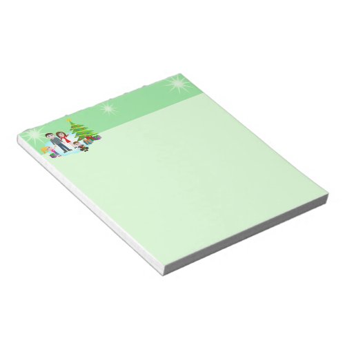 Merry Christmas Xmas Family Small Notepads