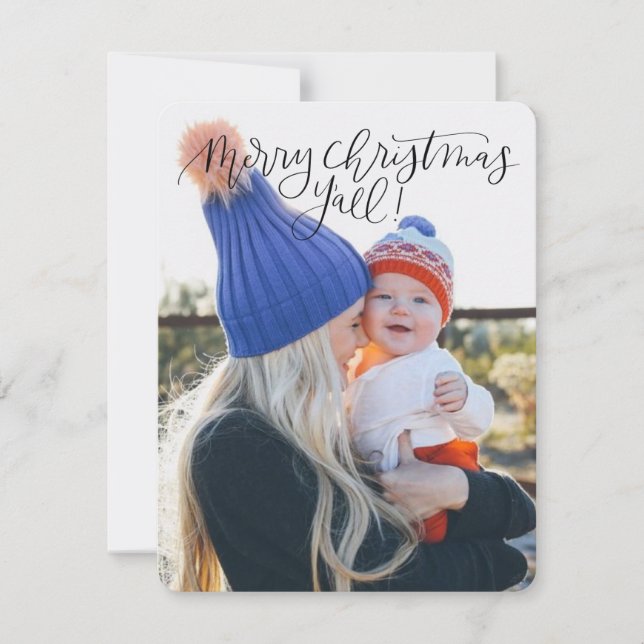 Merry Christmas Y’all card (Front)