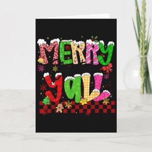 Merry Christmas Y’all Southern Christmas Tree Girl Card