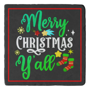 Merry Christmas Y'all-85918 Trivet