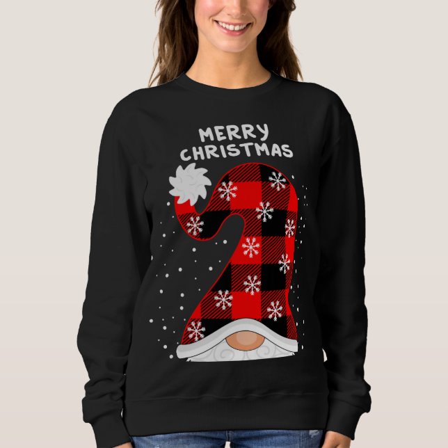 Merry Christmas Yall Blue Gnomes Christmas Sweatshirt (Front)