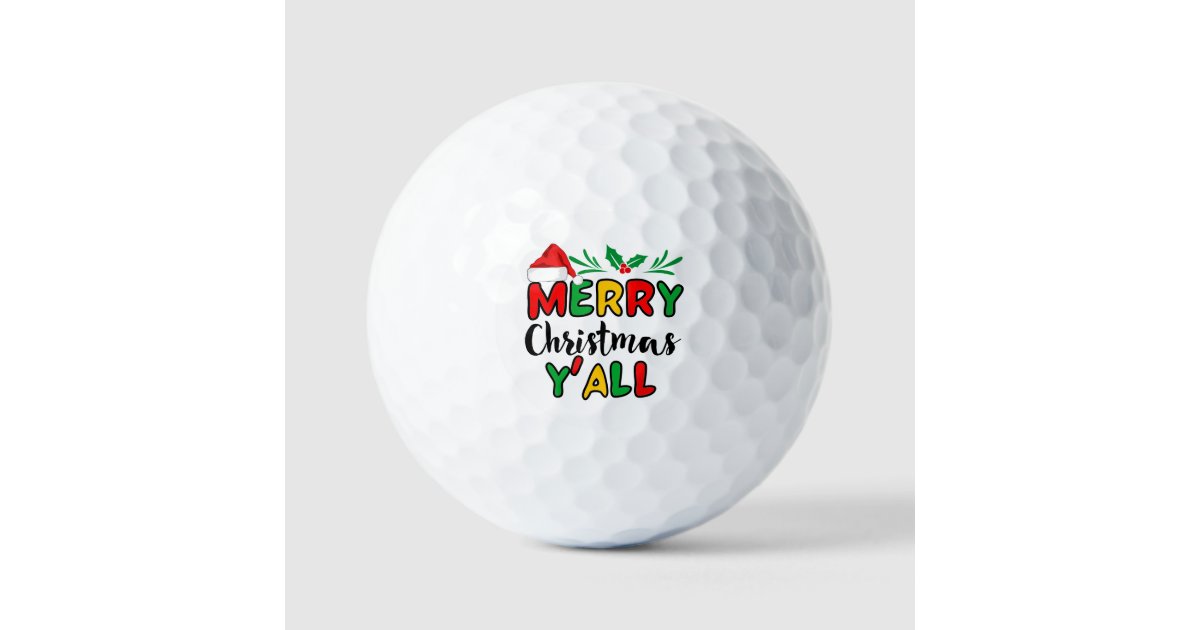 Merry Christmas, Printed Golf Balls - Buffalo BottleCraft